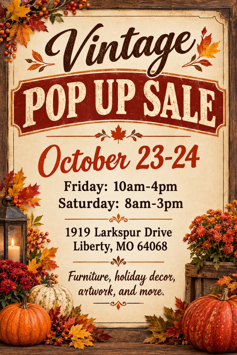 Vintage Pop Up Sale  photo 1