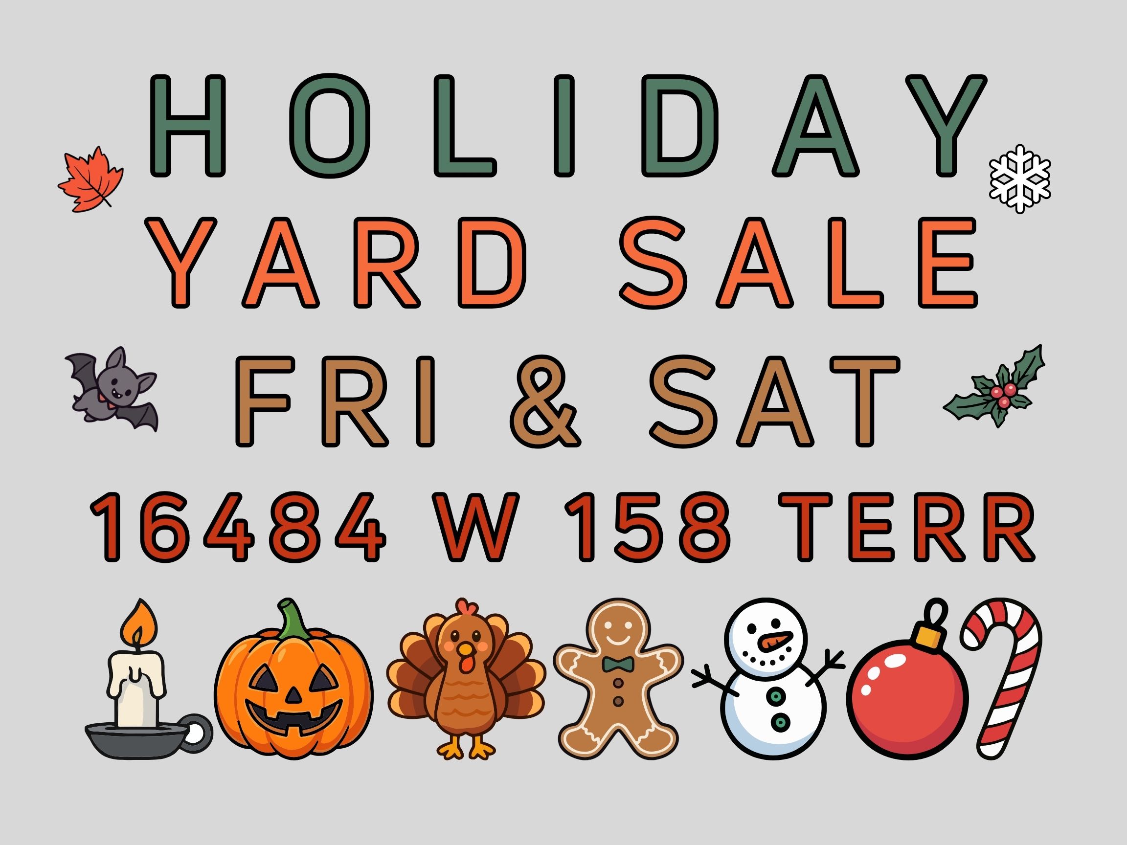 Holiday Yard Sale photo 1