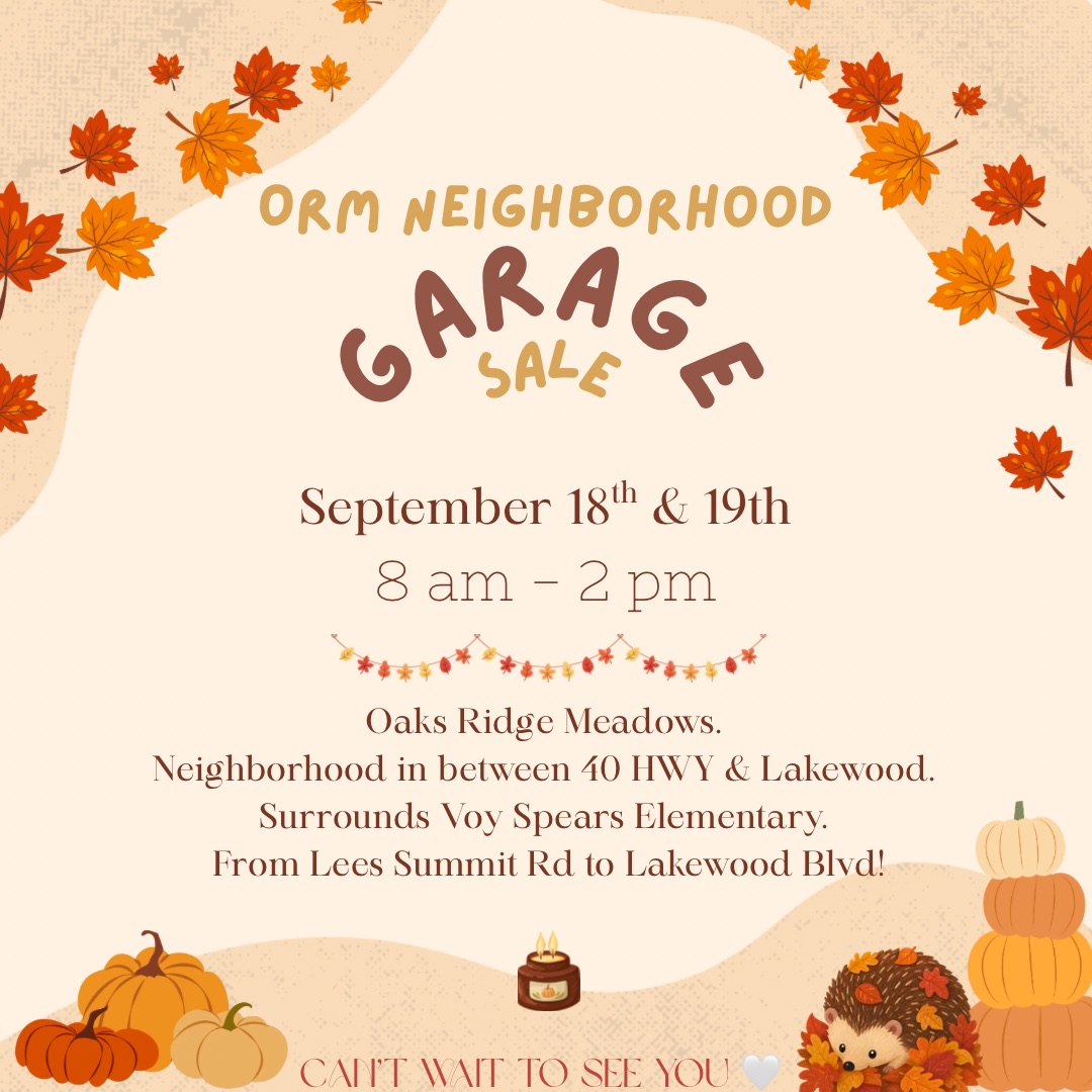 Neighborhood Garage Sale - Oaks Ridge Meadows photo 1