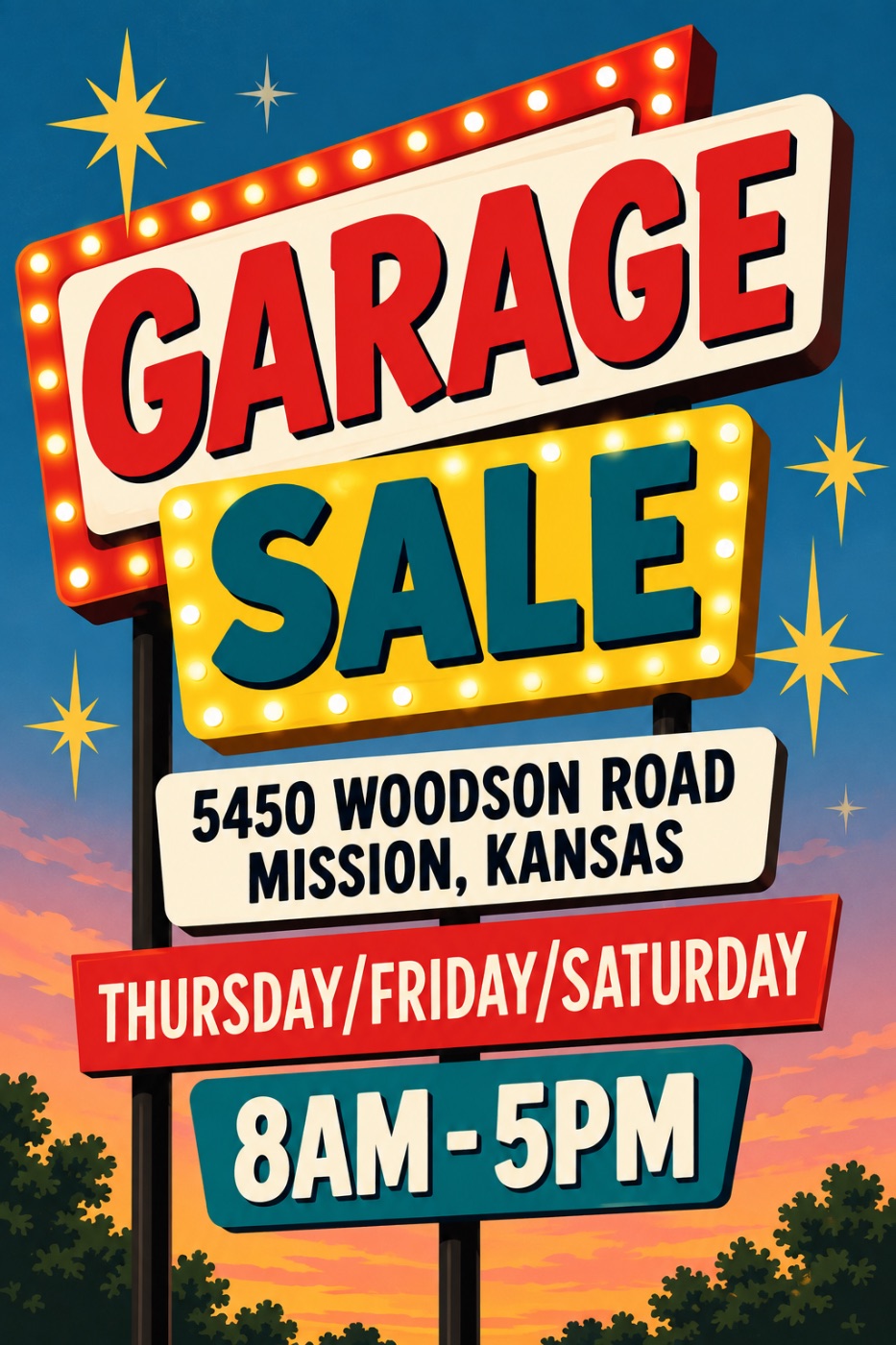 Big Garage Sale in Mission 5450 Woodson Road photo 1